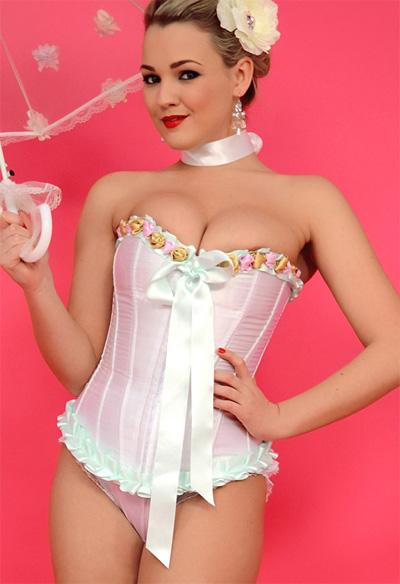 Jodie Gasson Looking Grand Corset for PinupWOW